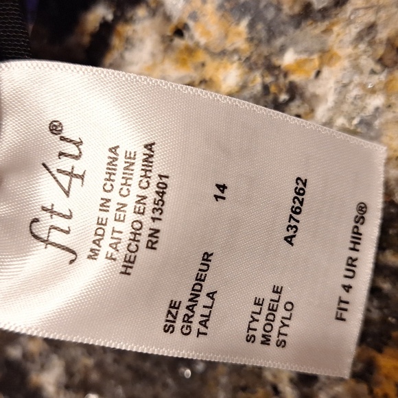 q Blue/purple Patterned Women's Swimdress Size 14 - Picture 2 of 5